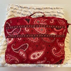Vintage Vera Bradley Red Paisley Travel Packing Cube